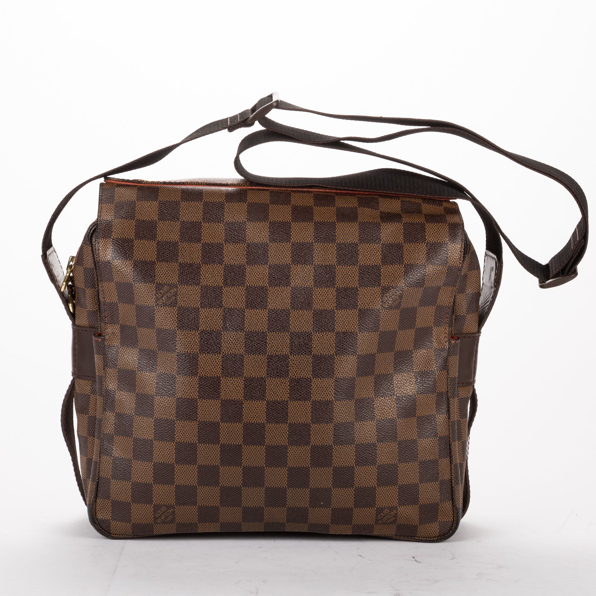 Shoulder Bag Naviglio Brown Damier Ebene