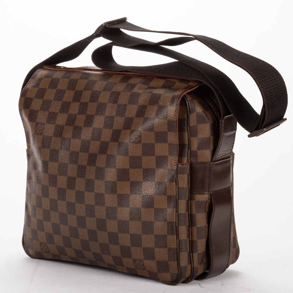 Shoulder Bag Naviglio Brown Damier Ebene