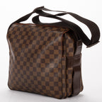 Shoulder Bag Naviglio Brown Damier Ebene