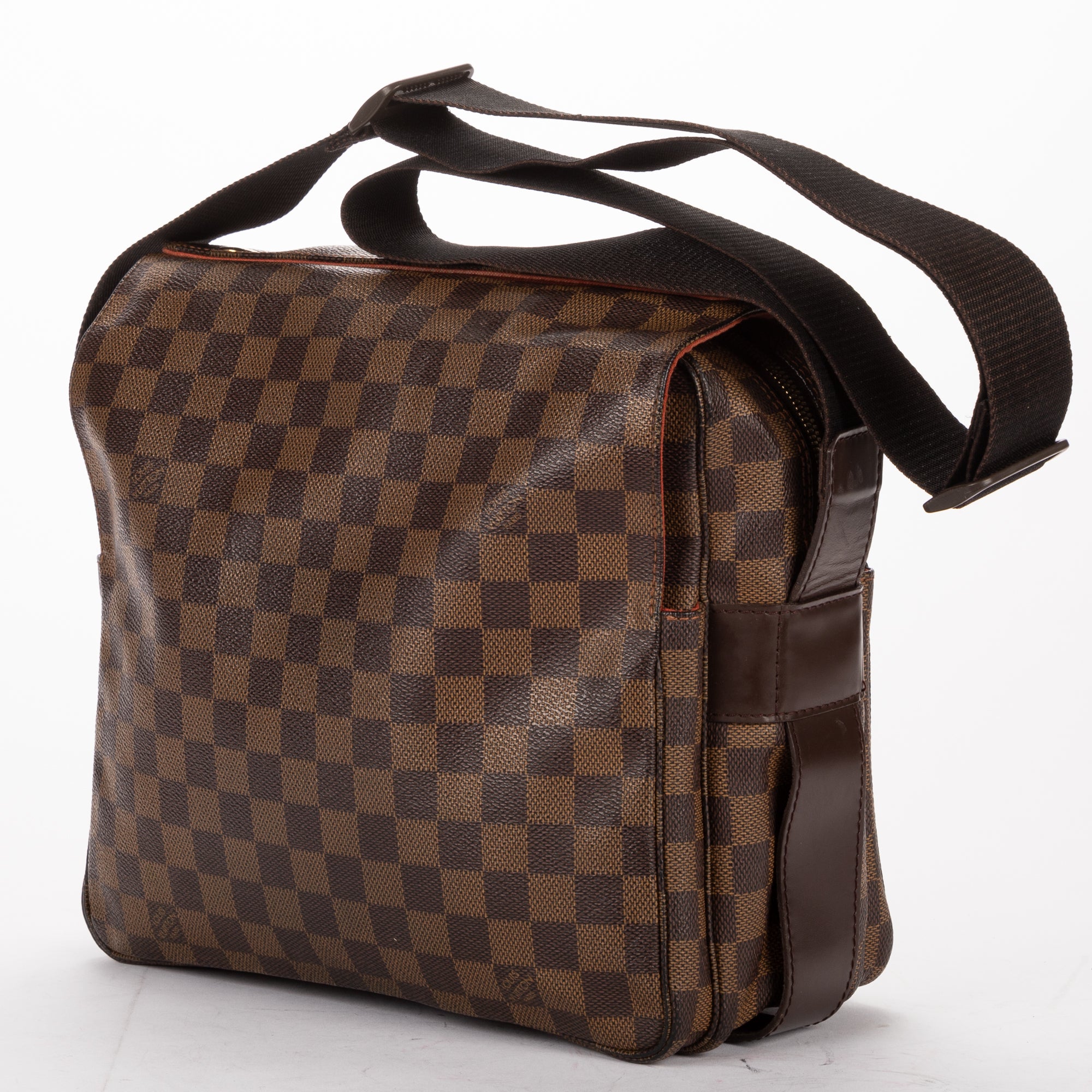 Shoulder Bag Naviglio Brown Damier Ebene