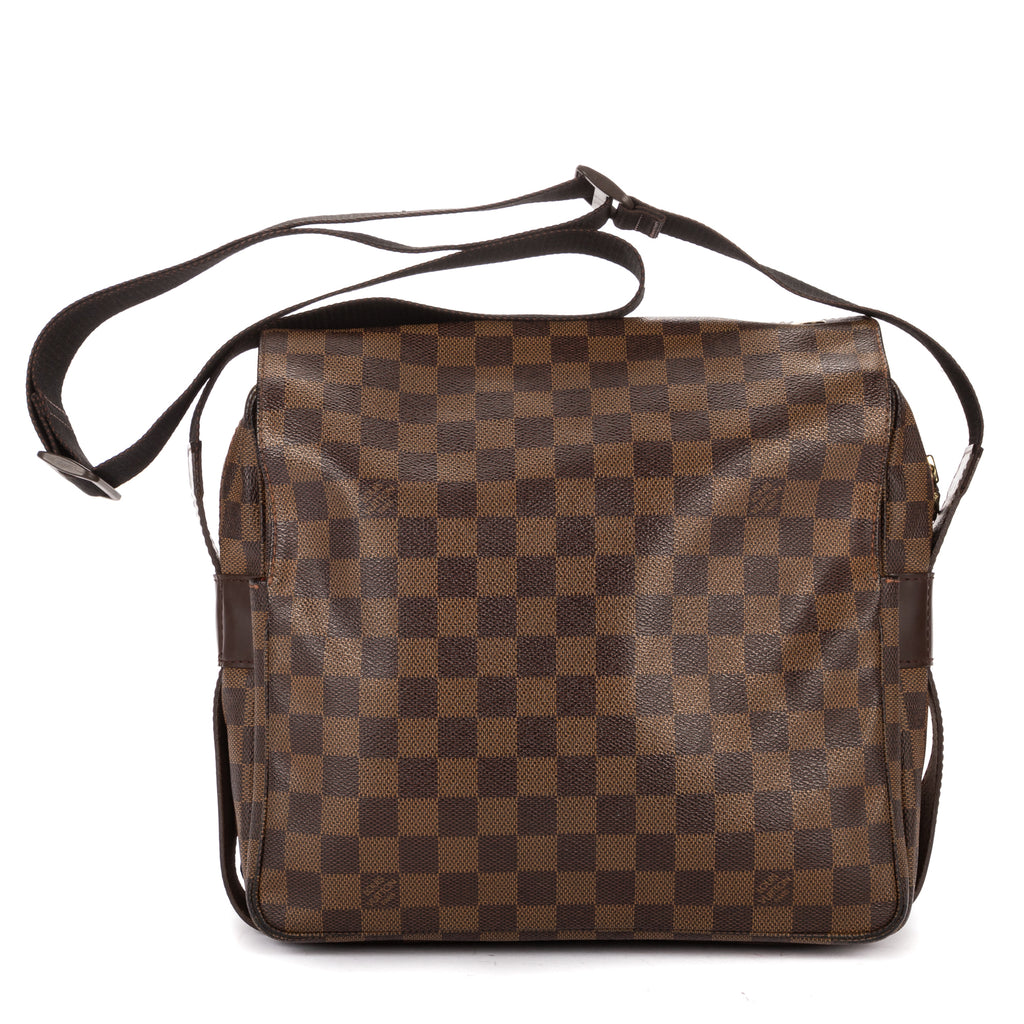 Shoulder Bag Naviglio Brown Damier Ebene