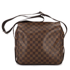 Shoulder Bag Naviglio Brown Damier Ebene