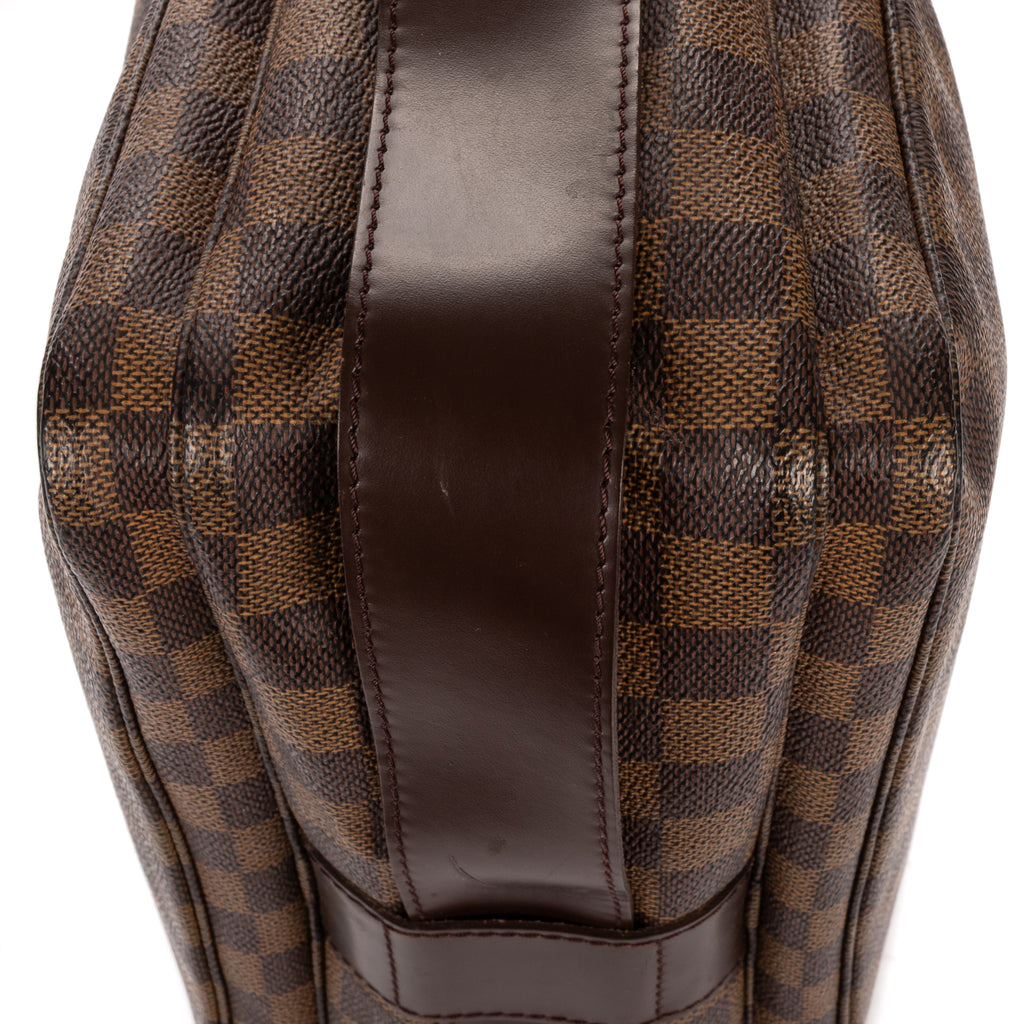 Shoulder Bag Naviglio Brown Damier Ebene