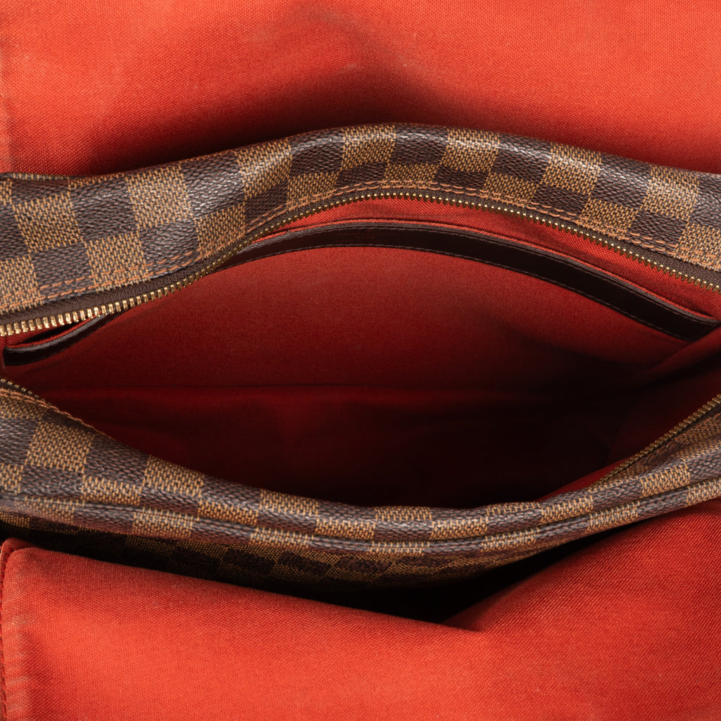 Shoulder Bag Naviglio Brown Damier Ebene