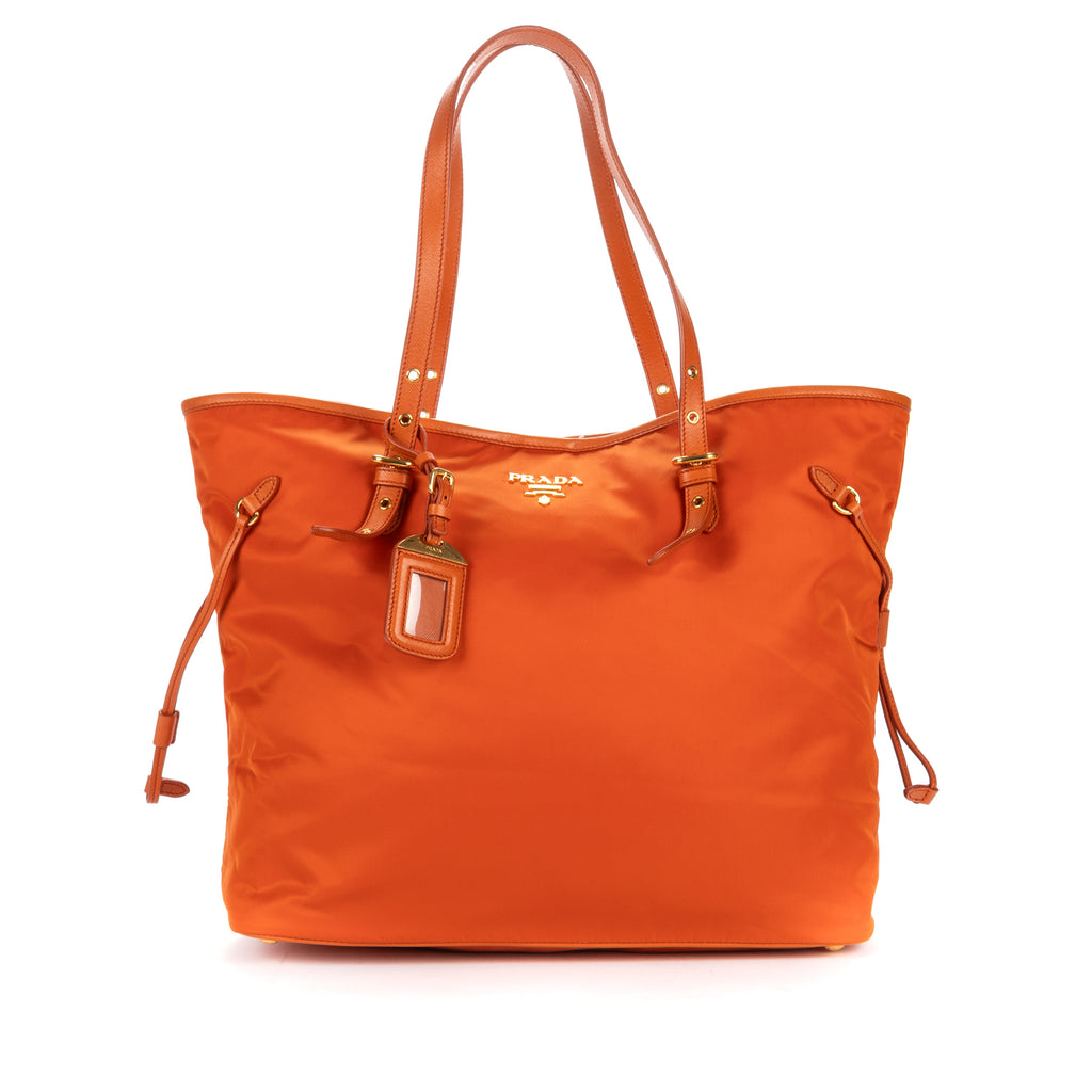 Shoulder Bag Tessuto Nylon Orange Nylon Canvas