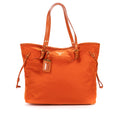 Shoulder Bag Tessuto Nylon Orange Nylon Canvas