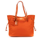 Shoulder Bag Tessuto Nylon Orange Nylon Canvas