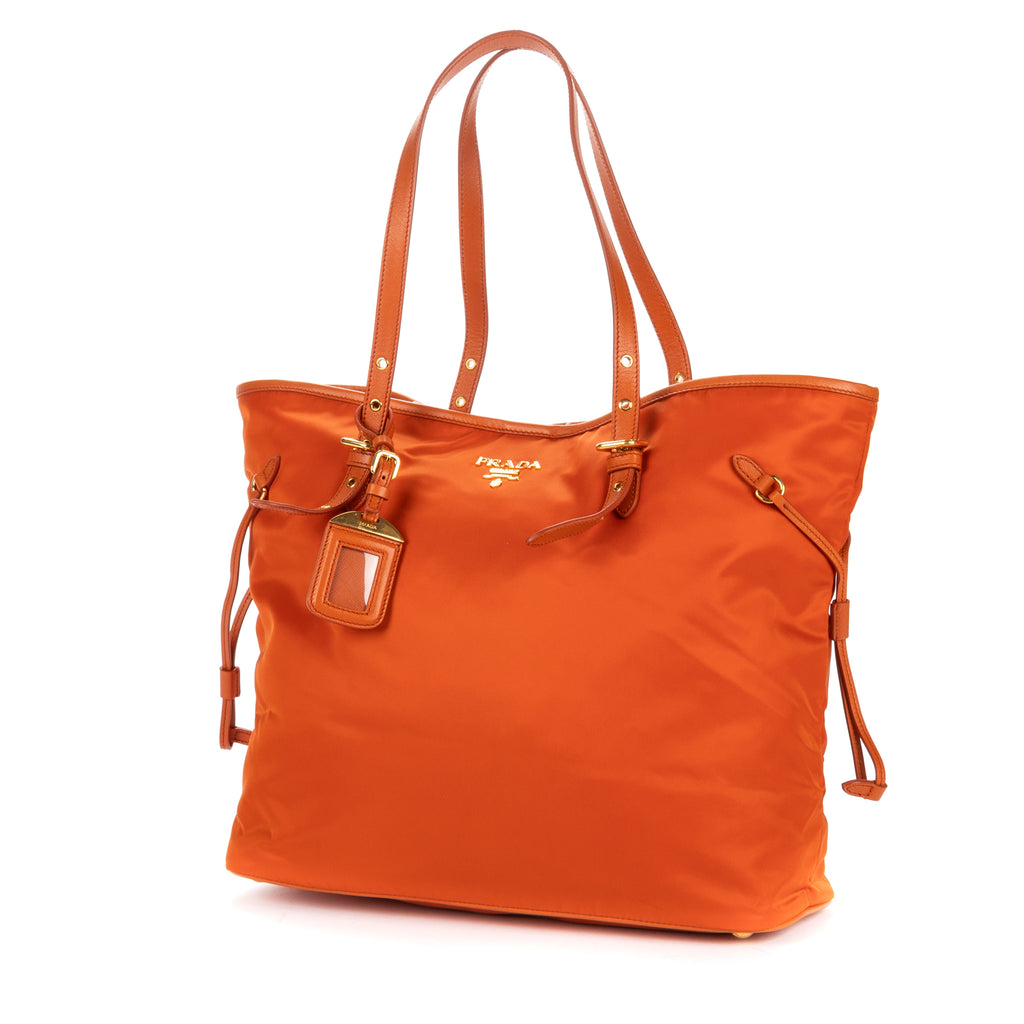 Shoulder Bag Tessuto Nylon Orange Nylon Canvas