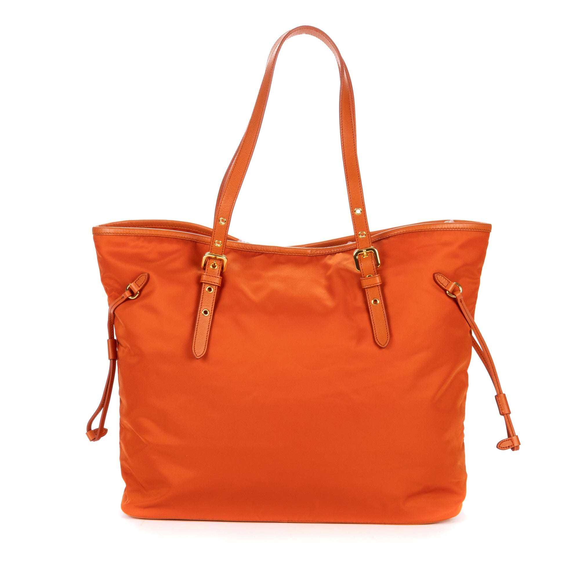 Shoulder Bag Tessuto Nylon Orange Nylon Canvas