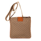 Shoulder Bag Street Chic Crossbody Brown Diorissimo Canvas