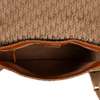 Shoulder Bag Street Chic Crossbody Brown Diorissimo Canvas