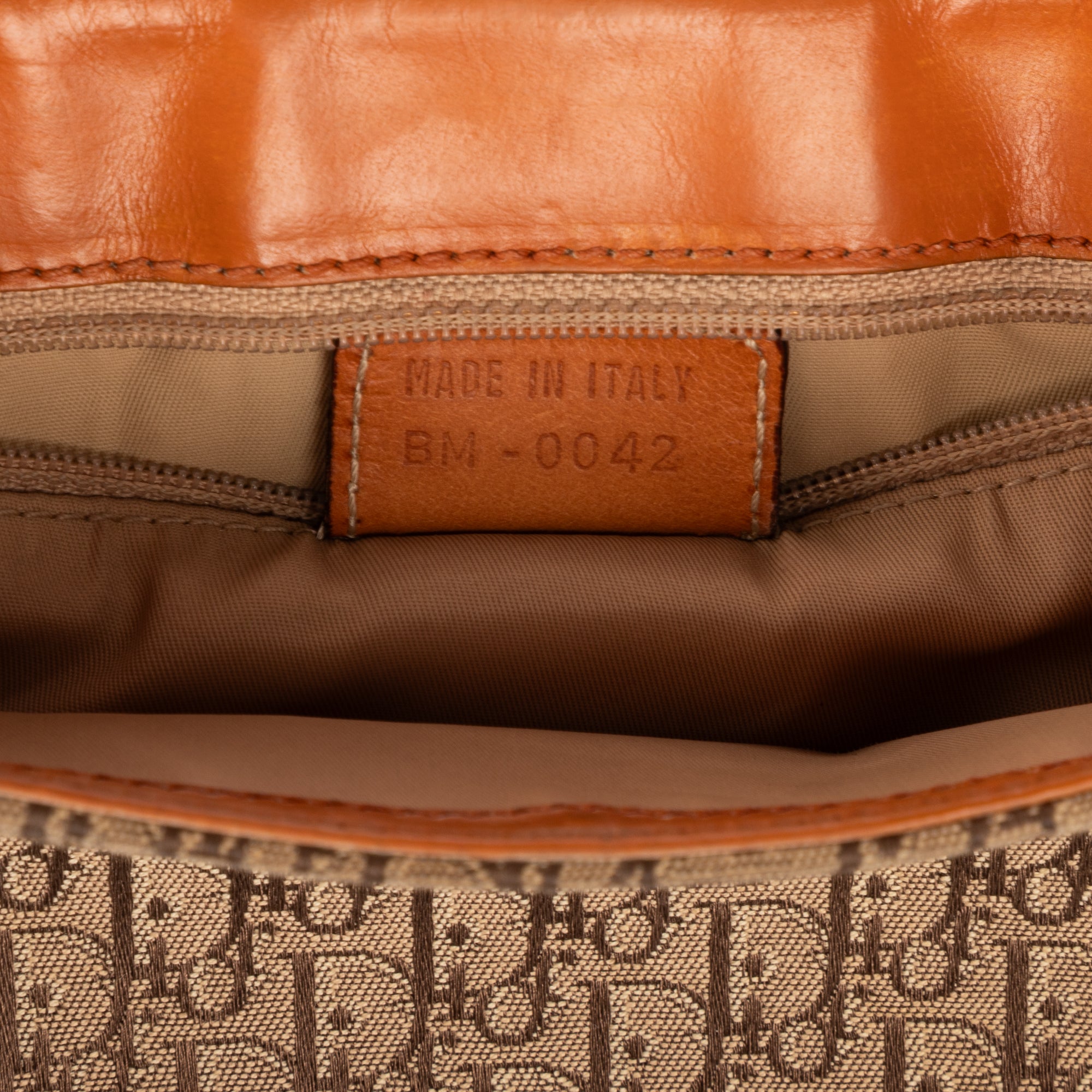 Shoulder Bag Street Chic Crossbody Brown Diorissimo Canvas