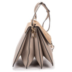 Shoulder Bag Medium Faye Bag Medium Grey Calfskin/Suede Leather