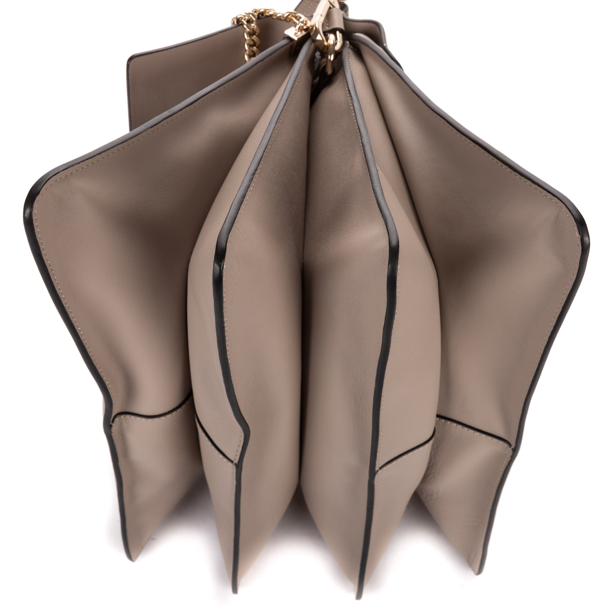 Shoulder Bag Medium Faye Bag Medium Grey Calfskin/Suede Leather