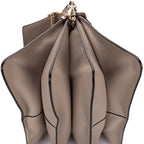 Shoulder Bag Medium Faye Bag Medium Grey Calfskin/Suede Leather