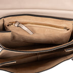 Shoulder Bag Medium Faye Bag Medium Grey Calfskin/Suede Leather