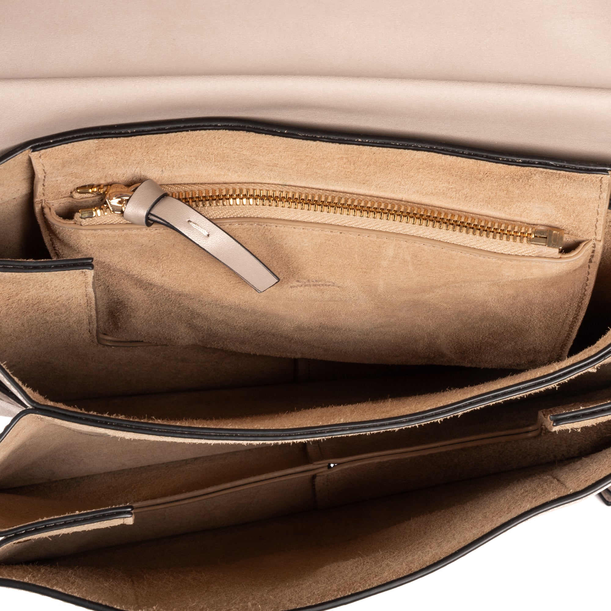 Shoulder Bag Medium Faye Bag Medium Grey Calfskin/Suede Leather