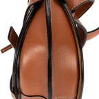 Waist Bag Mini Gate Waist Bag Small Brown Smooth Calfskin Leather