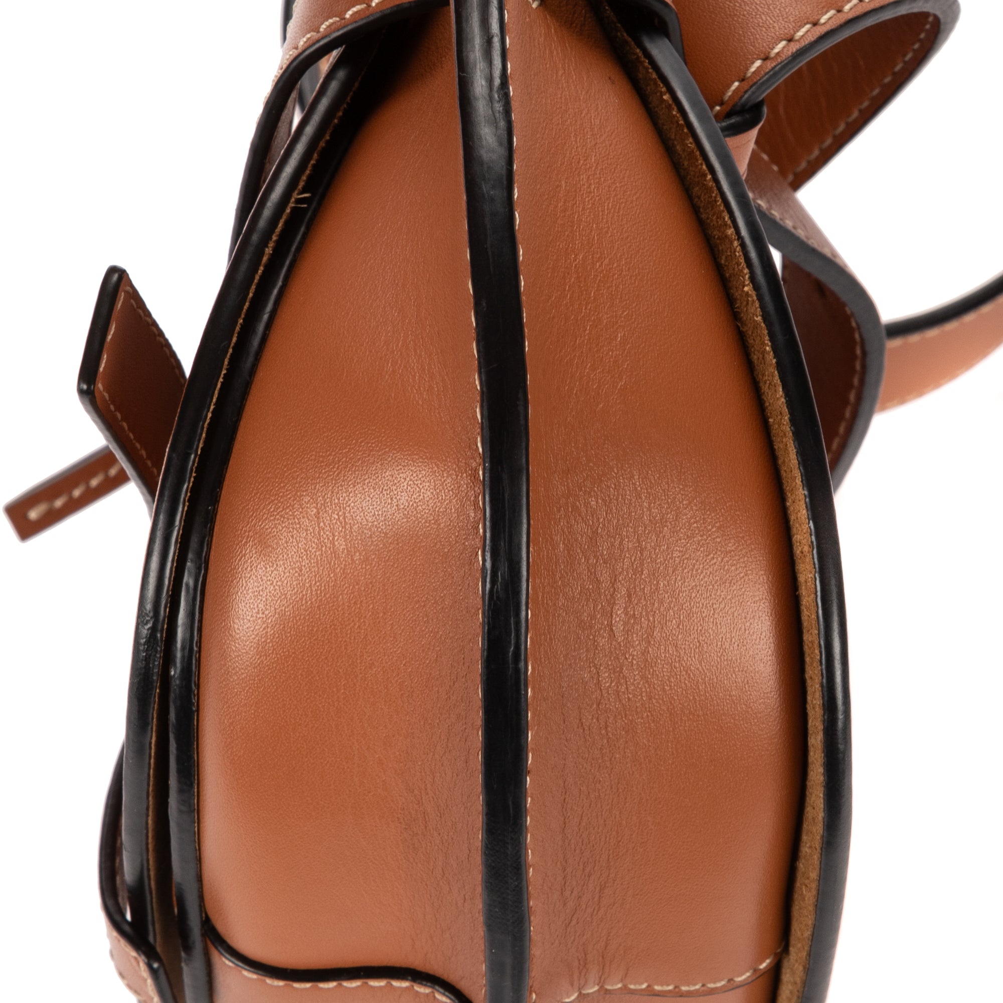 Waist Bag Mini Gate Waist Bag Small Brown Smooth Calfskin Leather