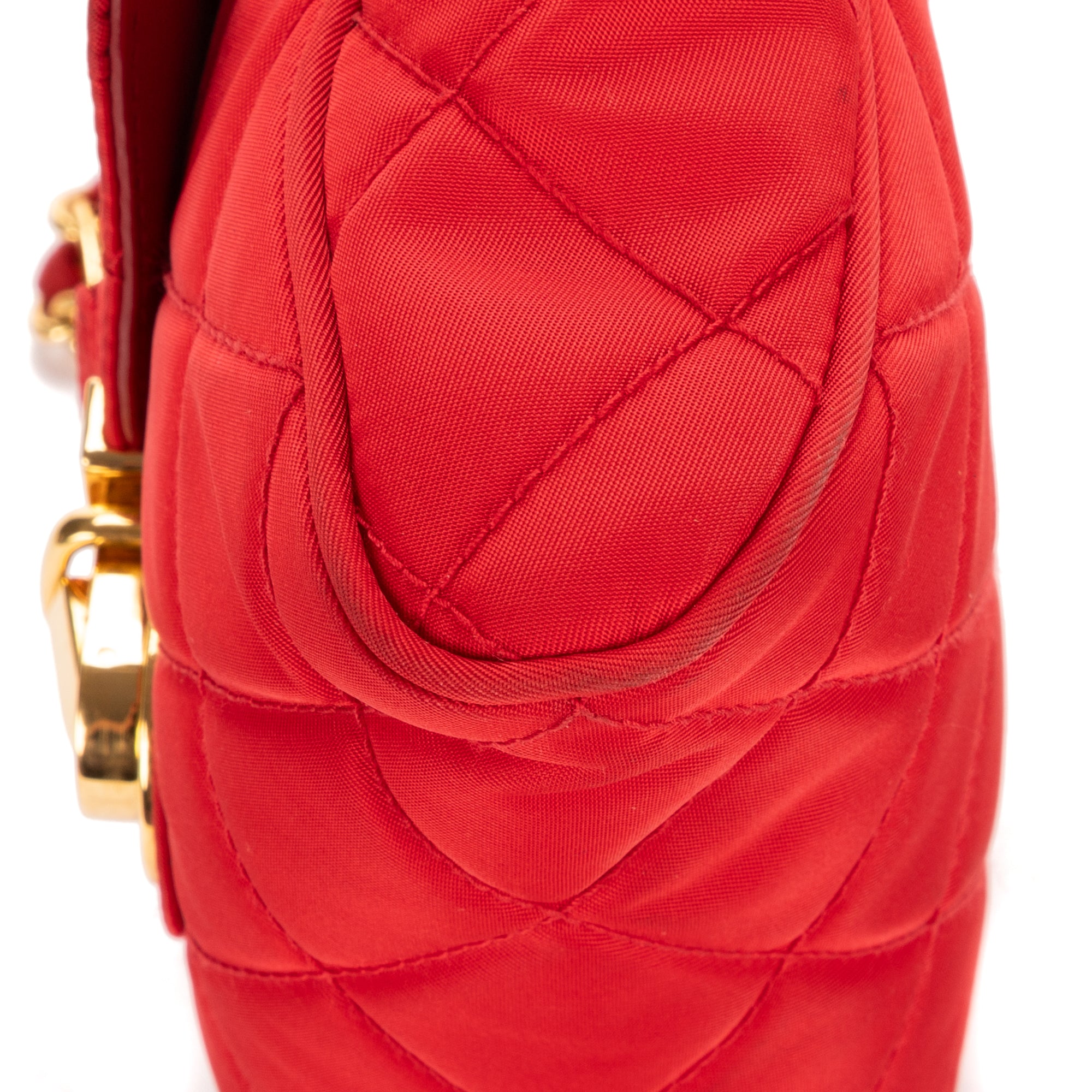 Shoulder Bag Tessuto Crossbody Red Quilted Nylon Canvas