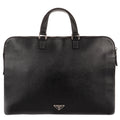 Handbag Business Bag Black Saffiano Lux Leather