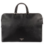 Handbag Business Bag Black Saffiano Lux Leather