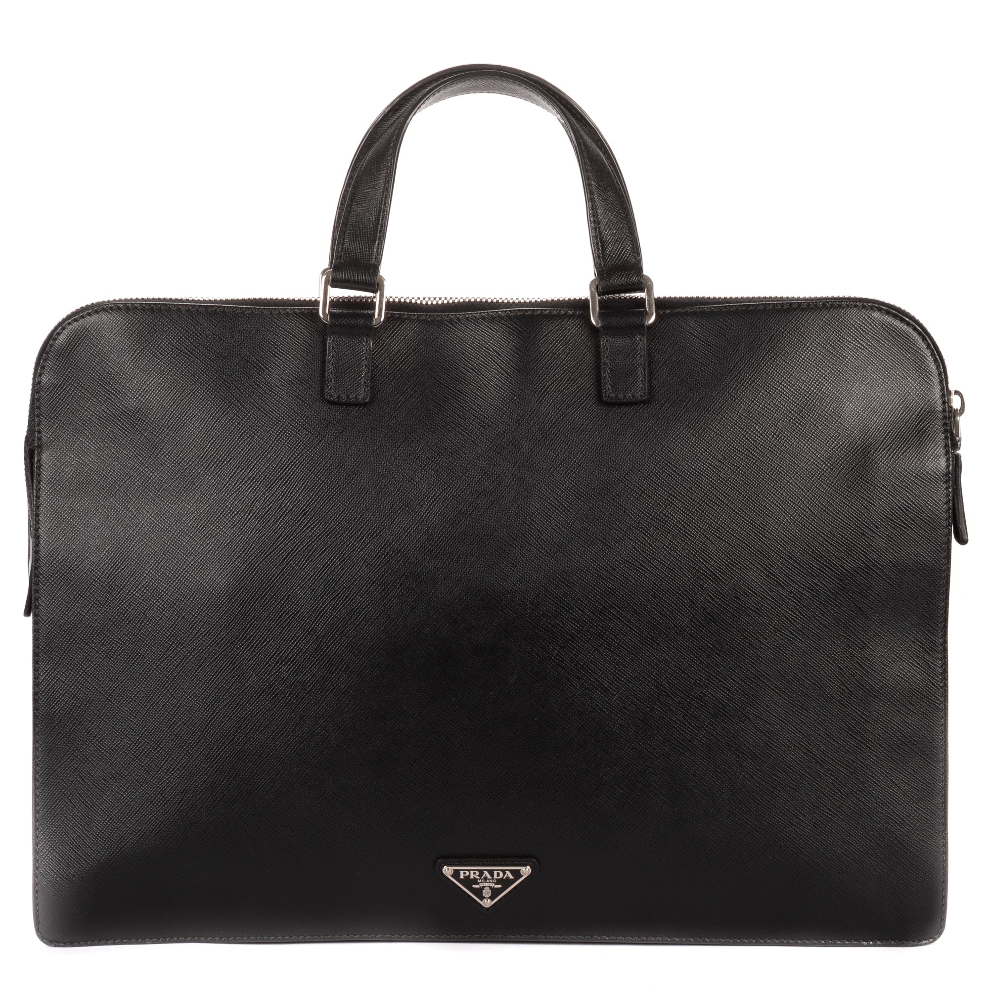 Handbag Business Bag Black Saffiano Lux Leather