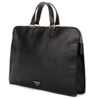 Handbag Business Bag Black Saffiano Lux Leather