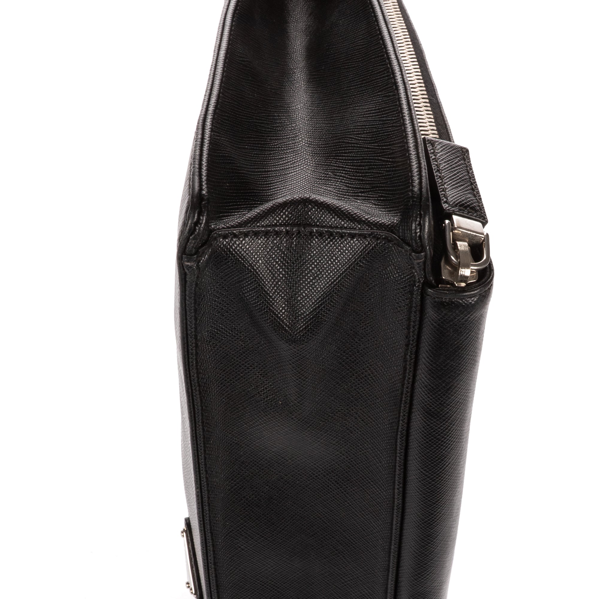 Handbag Business Bag Black Saffiano Lux Leather