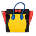 Bolso de mano Multicolor Equipaje Piel de becerro lisa Roja