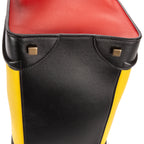Bolso de mano Multicolor Equipaje Piel de becerro lisa Roja