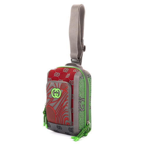 Backpack Two Way Jersey GG Backpack Green Monogram Nylon