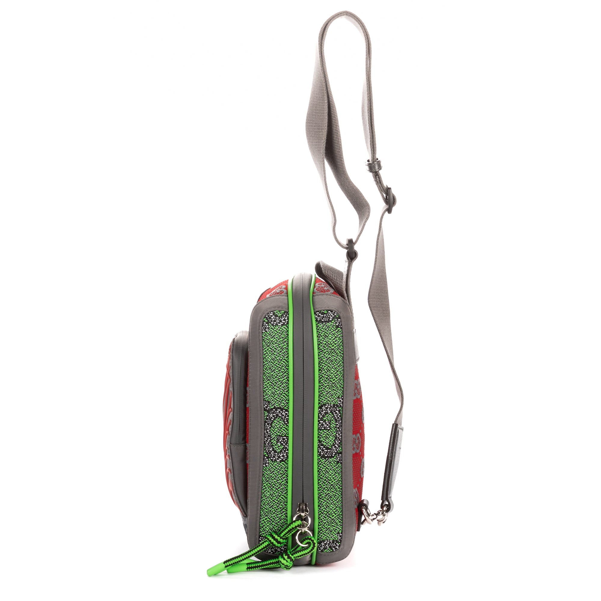 Backpack Two Way Jersey GG Backpack Green Monogram Nylon