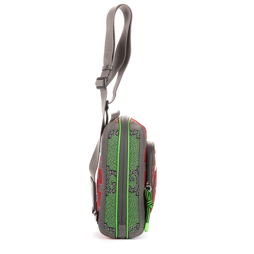 Backpack Two Way Jersey GG Backpack Green Monogram Nylon