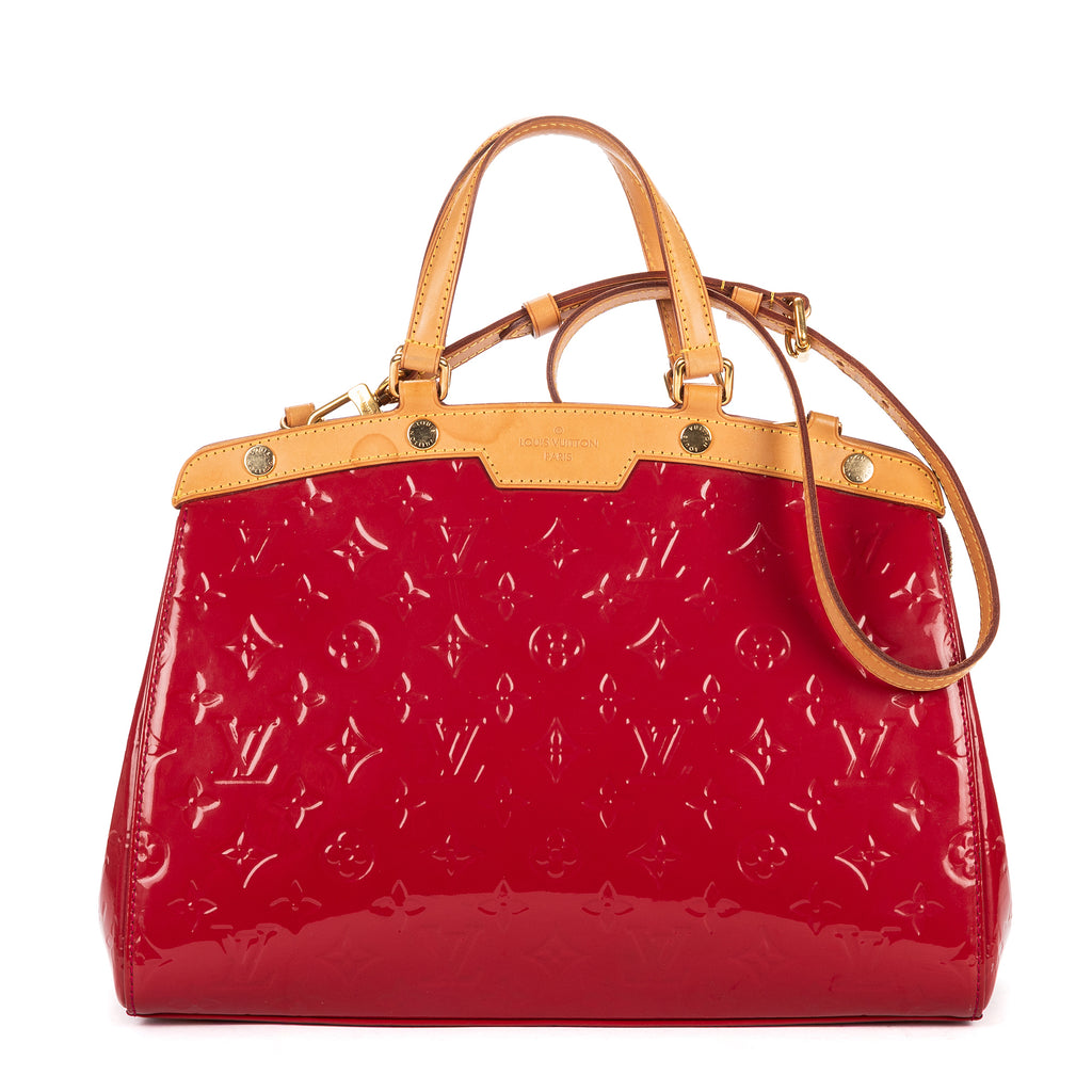 Shoulder Bag Brea MM Red Monogram Vernis
