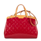 Shoulder Bag Brea MM Red Monogram Vernis