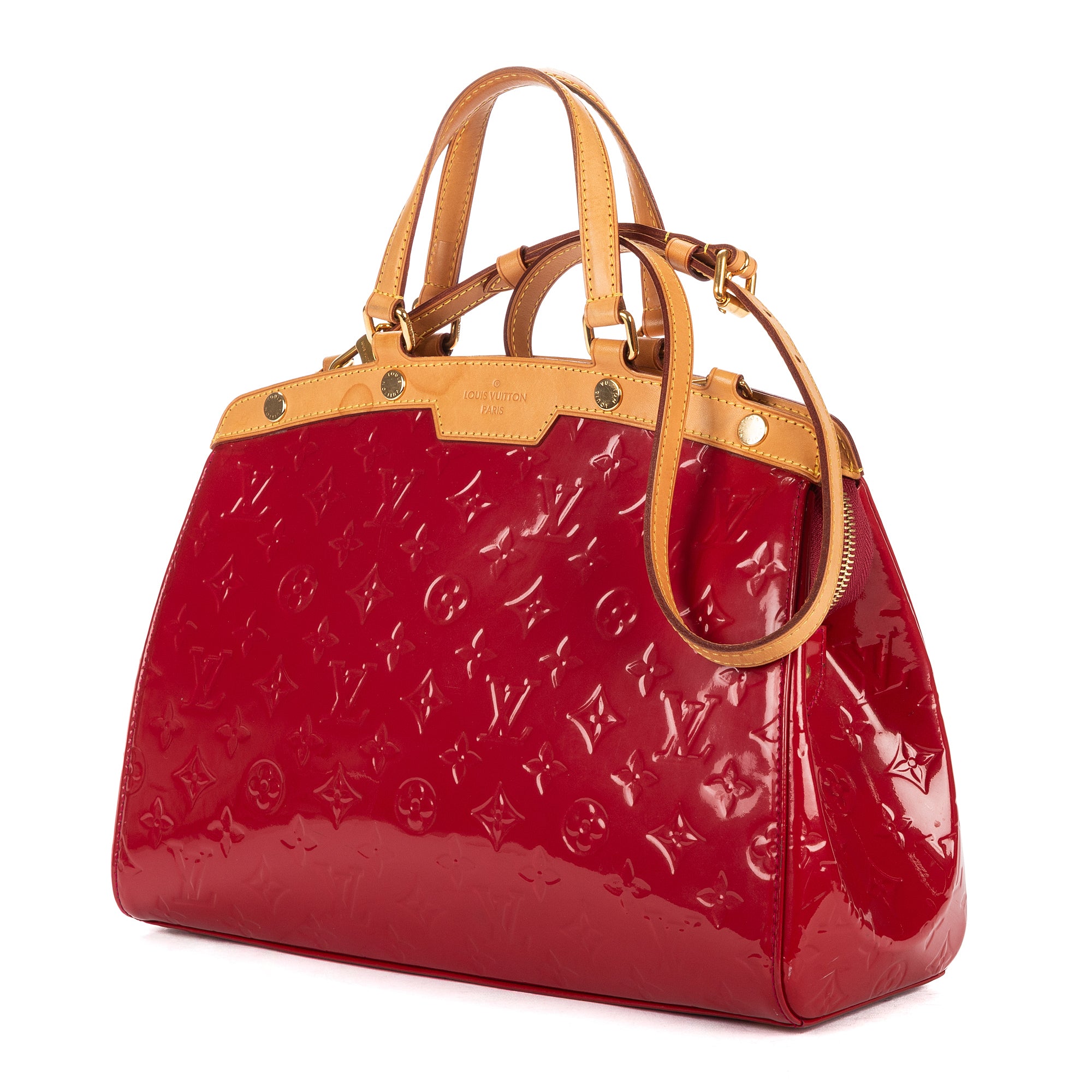 Shoulder Bag Brea MM Red Monogram Vernis
