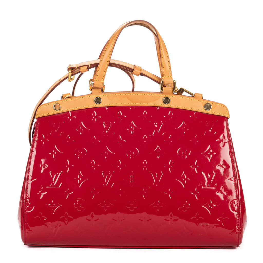 Shoulder Bag Brea MM Red Monogram Vernis