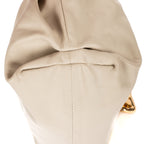 Handbag Chain Pouch Ivory Soft Calfskin Leather