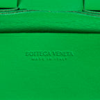 Shoulder Bag Micro Candy Cassette Crossbody Micro Green Intrecciato Leather