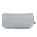 Sac porté épaule By The Way Medium en cuir de veau souple bleu clair