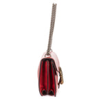 Shoulder Bag Medium Swarvoski Crystal Dionysus Medium Red Grained Calfskin Leather