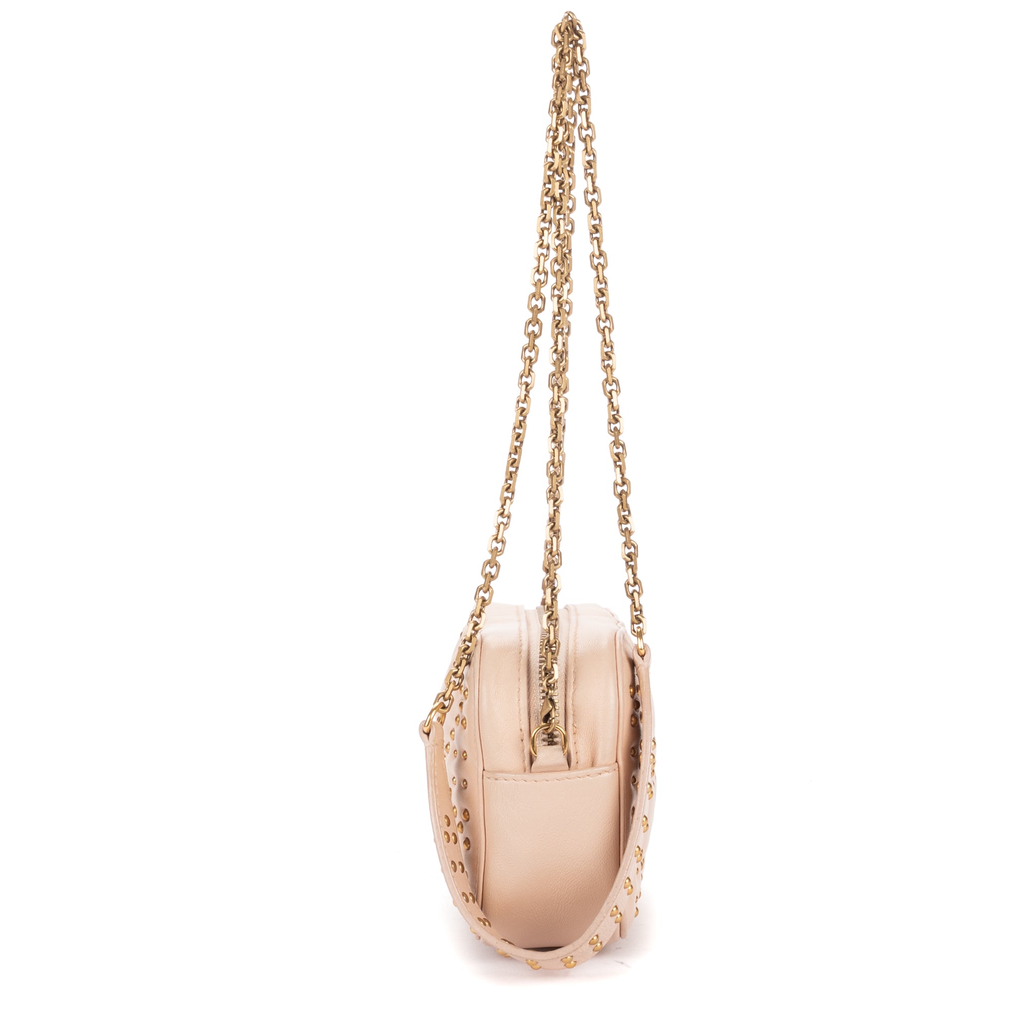 Shoulder Bag Mini Studded Lady Dior Mini Pink Cannage Studded Leather