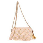 Shoulder Bag Mini Studded Lady Dior Mini Pink Cannage Studded Leather