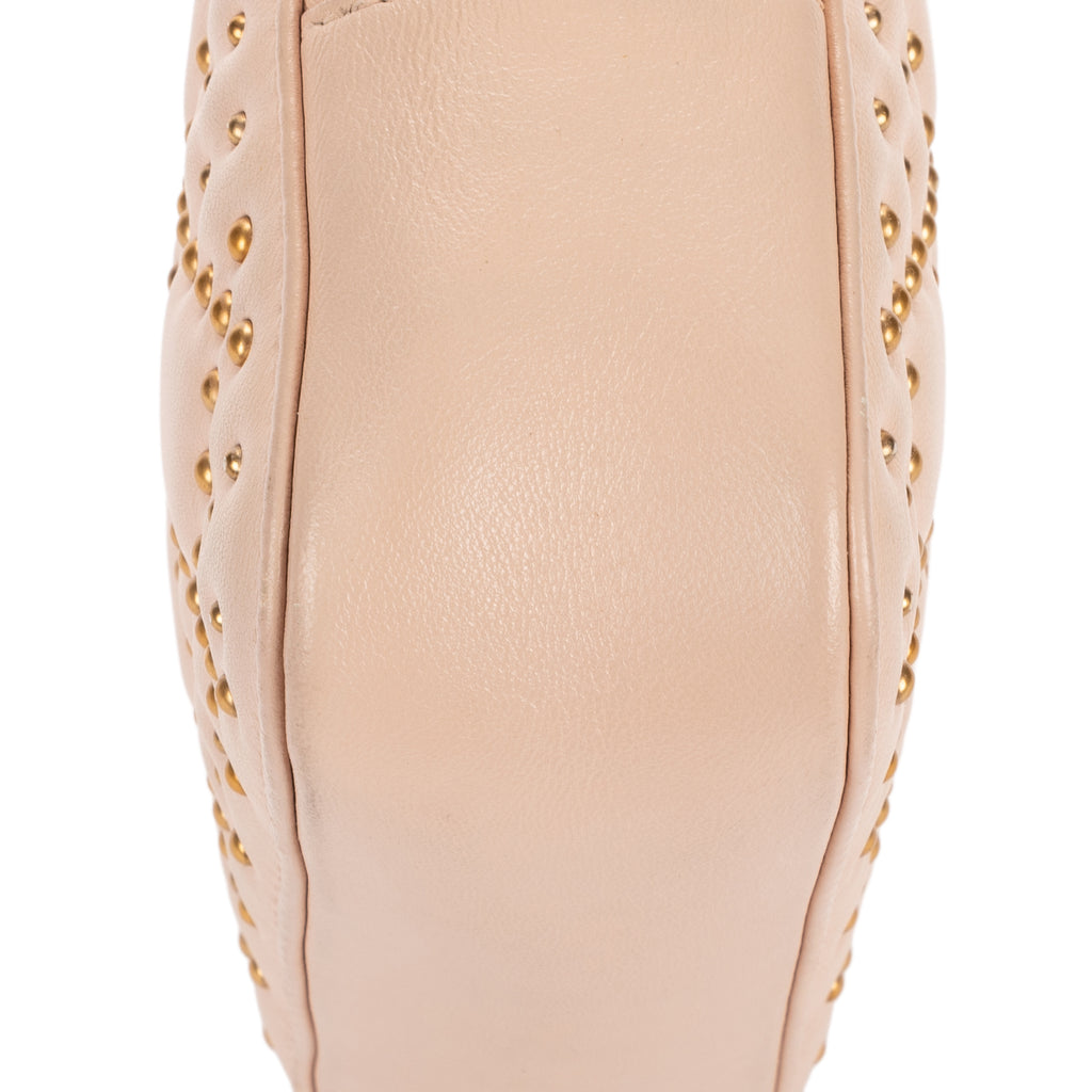 Shoulder Bag Mini Studded Lady Dior Mini Pink Cannage Studded Leather