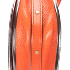 Shoulder Bag Nile Bracelet Crossbody Dark Orange Calfskin Leather