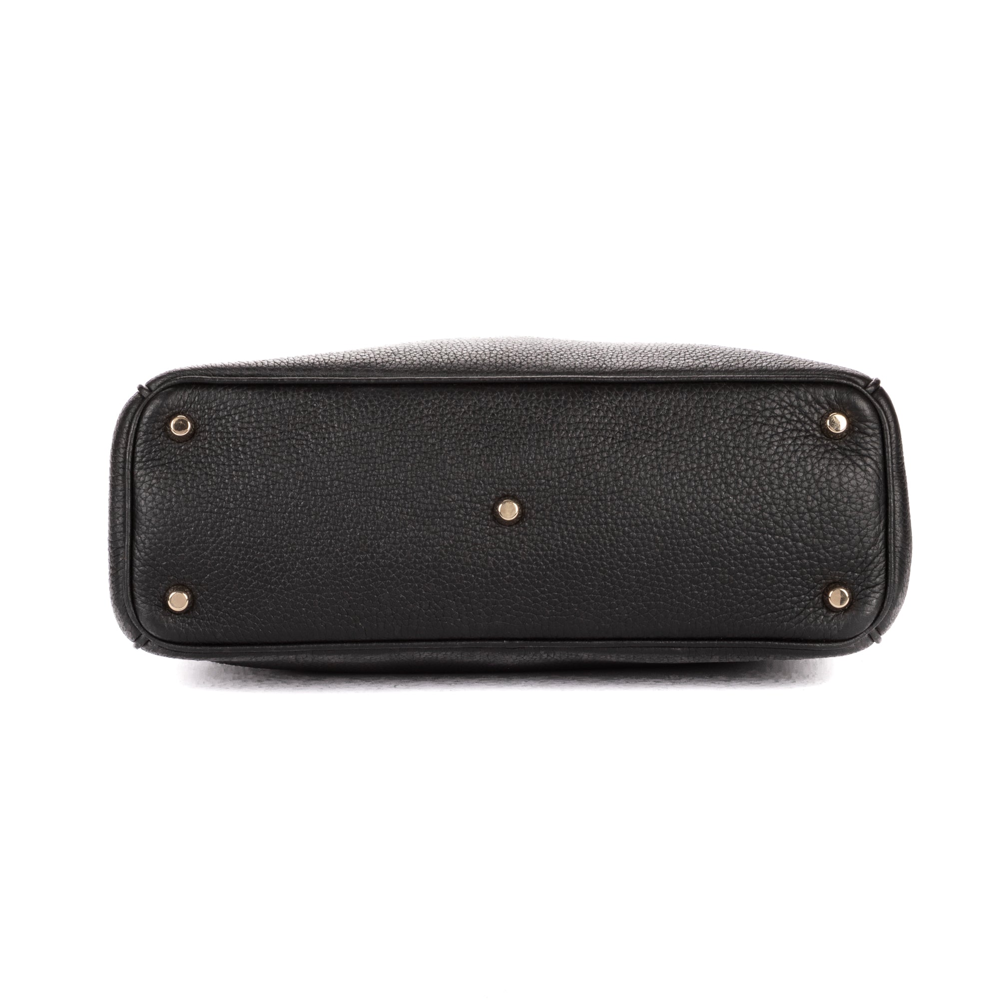 Shoulder Bag Diorissimo Tote Black Grained Calfskin Leather