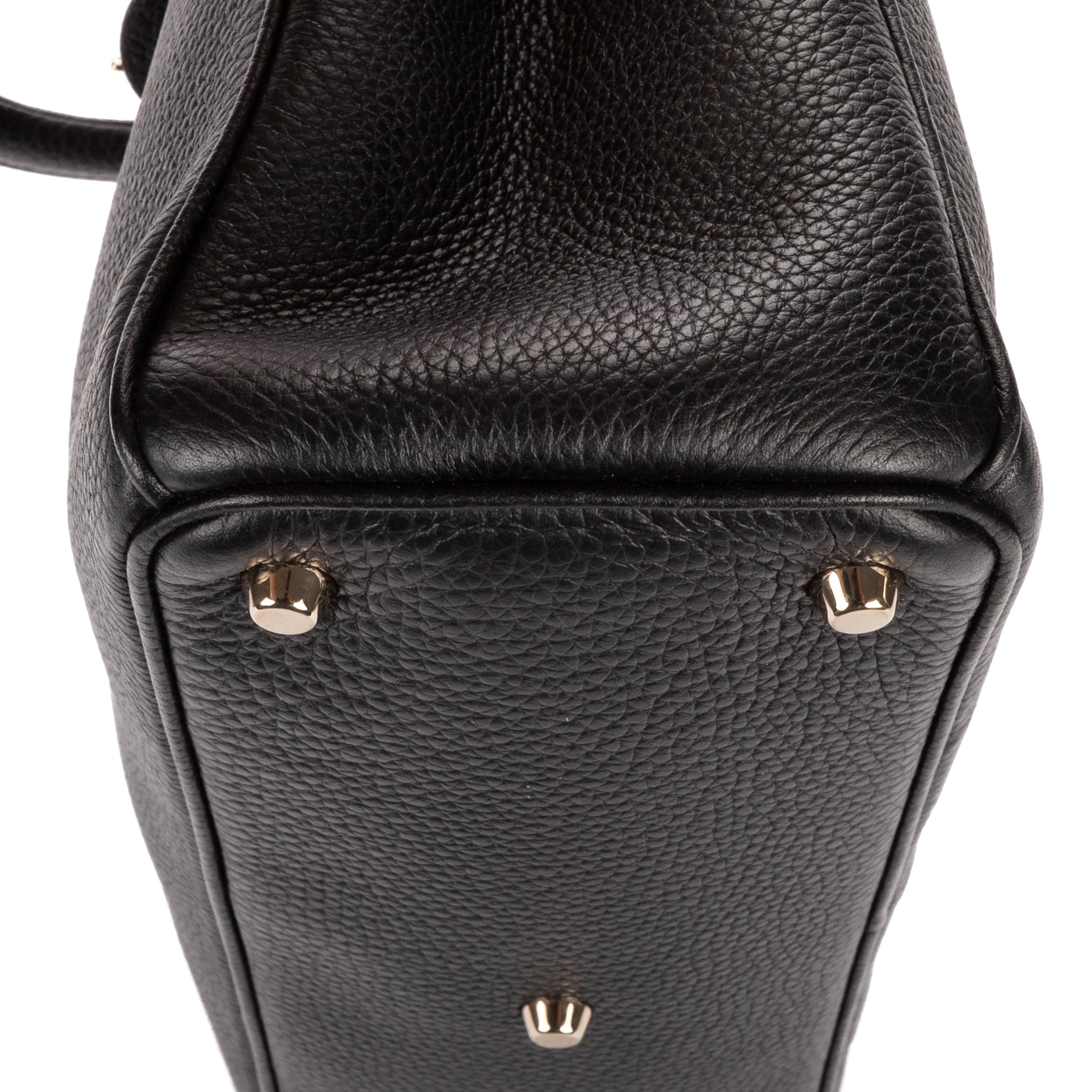 Shoulder Bag Diorissimo Tote Black Grained Calfskin Leather