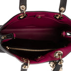 Shoulder Bag Diorissimo Tote Black Grained Calfskin Leather