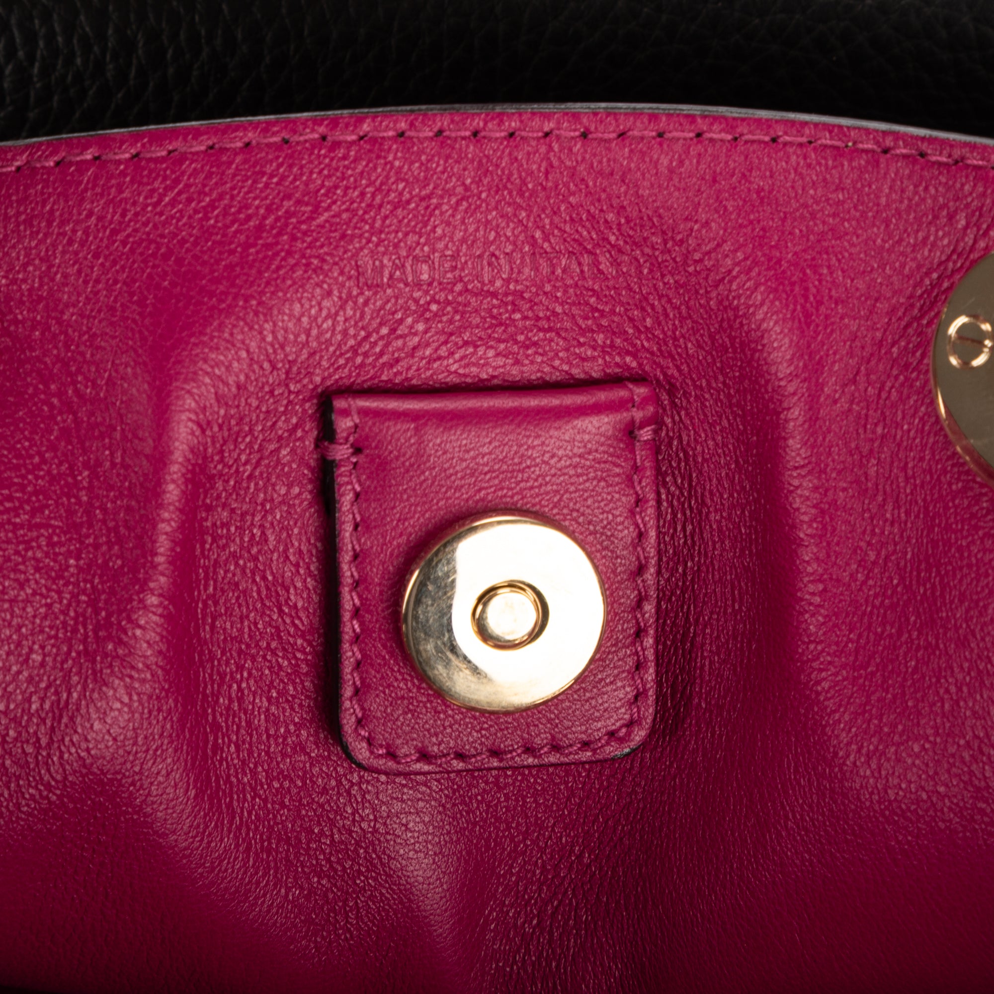Shoulder Bag Diorissimo Tote Black Grained Calfskin Leather